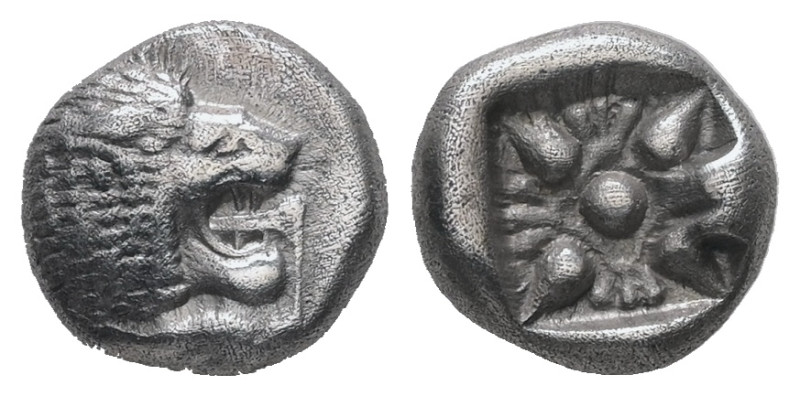Ionia, Miletos. AR Obol or Hemihekte. 1.15 g. - 9.42 mm. Late 6th-early 5th cent...