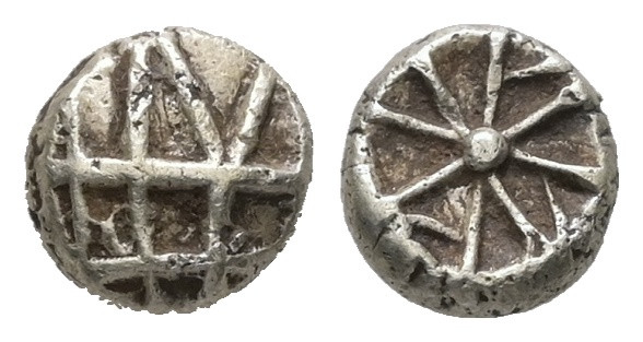Ionia, Uncertain. EL Fourrée Hemihekte - 1/24 (Twelfth) Stater. Lydo-Milesian st...
