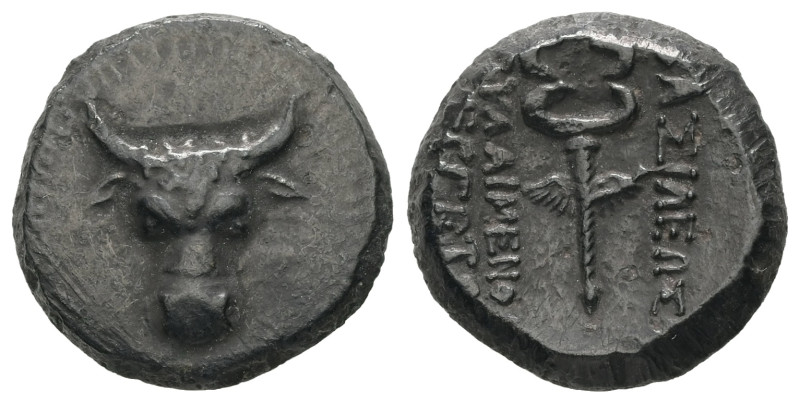 Kings of Paphlagonia, Pylaimenes II / III Euergetes. AE. 3.98 g. - 17.09 mm. Cir...