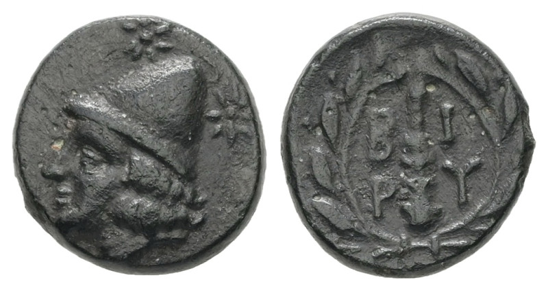 Troas, Birytis. AE. 1.55 g. - 11.70 mm. 4th-3rd centuries BC.
Obv.: Head of Kabe...
