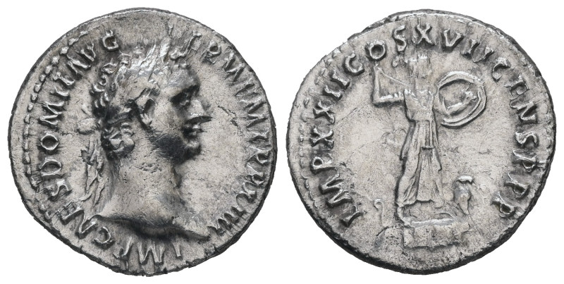 Domitian, AD. 81-96. AR Denarius. 3.17 g. - 19.25 mm. Rome, struck 95 AD.
Obv.: ...
