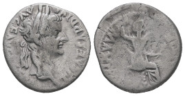 Tiberius, 14-37 AD. AR Denarius, "Tribute Penny" type. 3.48 g. - 17.79 mm. Lugdunum (Lyon).
Obv.: TI CAESAR DIVI AVG F AVGVSTVS. Laureate head right.
...