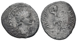 Tiberius, AD. 14-37. AR Denarius, "Tribute Penny" type. 3.29 g. - 20.17 mm. Lugdunum (Lyon).
Obv.: TI CAESAR DIVI AVG F AVGVSTVS. Laureate head right....