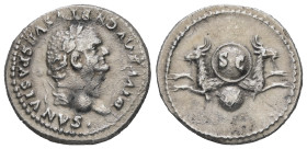 Vespasian (Divus), died AD. 79. AR Denarius. 3.15 g. - 18.89 mm. Rome, struck under Titus, 80-81 AD.
Obv.: DIVVS AVGVSTVS VESPASIANVS. Head of Divus V...