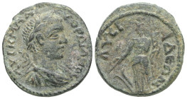 Phrygia, Lysias. Pseudo-autonomous. Time of Gordian III. AD. 238-244. AE. 9.02 g. - 24.49 mm.
Obv.: ΑΥΤ Κ Μ ΑΝ ΓΟΡΔΙΑΝΟϹ. Laureate, draped and cuirass...