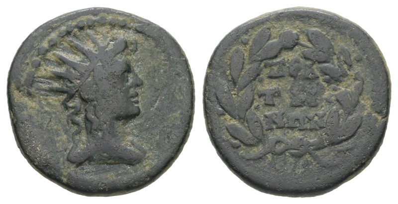 Phrygia, Peltae. Pseudo-autonomous. Time of the Antonines, AD. 138-192. AE. 2.44...