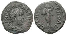 Troas, Alexandria. Valerian I. AD. 253-260. AE As. 5.19 g. - 21.46 mm.
Obv.: IMP LIC VALERI[…]. Laureate, draped and cuirassed bust of Valerian, right...