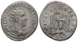 Syria, Seleucis and Pieria. Trajan Decius, AD. 249-251. Bl Tetradrachm. 11.68 g. - 27.64 mm. Antioch.
Obv.: AYT K Γ ME KY TPAIANOC ΔEKIOC CEB. Radiate...