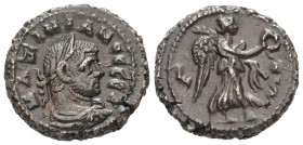 Egypt, Alexandria. Maximianus, AD. 285-305. Bl Tetradrachm. 7.02 g. - 20.23 mm. Dated RY 6 (AD 290/1).
Obv.: MAΞIMIANOC CEB. Laureate, draped, and cui...