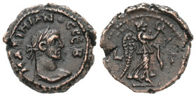 Egypt, Alexandria. Maximianus, AD. 285-305. Bl Tetradrachm. 7.29 g. - 19.62 mm. Dated RY 10 (AD 294/5).
Obv.: MAΞIMIANOC CEB. Laureate, bust right.
Re...