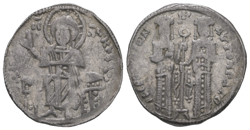 Andronicus II Palaeologus and Michael IX, AD. 1282-1328. AR Basilikon. 2.07 g. -...