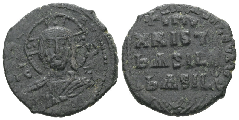 Anonymous Follis, Class A1. John I, AD. 969-876. AE Follis. 6.71 g. - 24.98 mm. ...