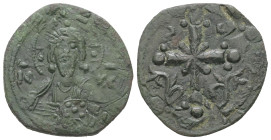 Anonymous Follis, Class I. Nicephorus III Botaniates, AD. 1078-1081. AE Follis. 3.83 g. - 22.98 mm. Constantinople.
Obv.: IC – XC to left and right of...