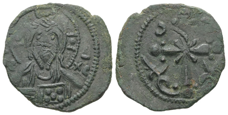 Anonymous Follis, Class I. Nicephorus III Botaniates, AD. 1078-1081. AE Follis. ...