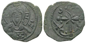 Anonymous Follis, Class I. Nicephorus III Botaniates, AD. 1078-1081. AE Follis. 4.44 g. - 24.28 mm. Constantinople.
Obv.: IC – XC to left and right of...
