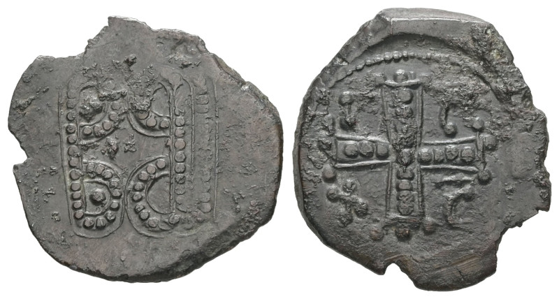Empire of Nicaea, Anonymous. AD. 1227-1261. AE Tetarteron. 1.88 g. - 19.93 mm. U...