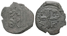 Empire of Nicaea, Anonymous. AD. 1227-1261. AE Tetarteron. 1.88 g. - 19.93 mm. Uncertain mint.
Obv.: IC XC to left and right of jewelled cross.
Rev.: ...