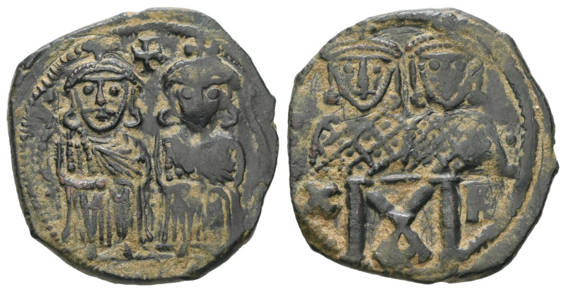 Leo IV The Khazar with Constantine VI, Leo III and Constantine V, AD. 775-780. A...