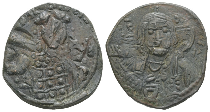 Michael VII Ducas, AD. 1071-1078. AE Follis. 5.18 g. - 24.38 mm. Constantinople....