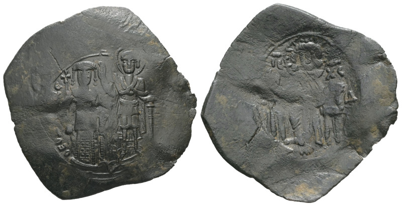 Theodore Comnenus Ducas, AD. 1225/7-1230. AE Trachy. 3.57 g. - 32.96 mm. Thessal...