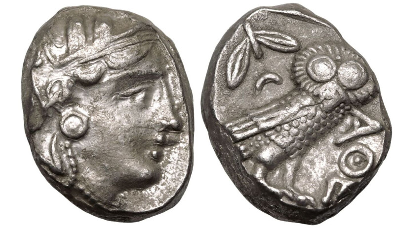 ANCIENT GREECE. ATTICA, ATHENS. 
Silver Tetradrachm, circa 353-294 BC. 
Obv: A...