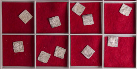 Lote 10 monedas Dirham. AR. (Algunas oxidaciones). A EXAMINAR. BC+ a MBC.