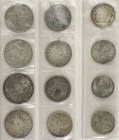 Lote 25 monedas. VARIOS PAISES DE TODO EL MUNDO. AR. Todas diferentes. De tamaño medio a tipo duro. A EXAMINAR. MBC+ a SC.