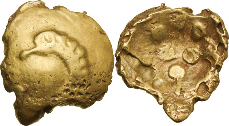 Celtic World. Vindelici. AV Stater, 'Regenbogenschüsselchen' type I A, 2nd-1st c...