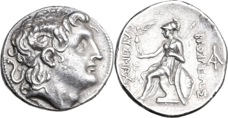 Continental Greece. Kings of Macedon. Lysimachos (305-281 BC). AR Tetradrachm, A...