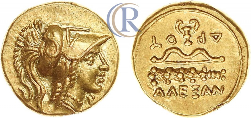 Ancient Greece. Macedonian Kingdom. Alexander III 'the Great', Gold 1/4 Stater (...