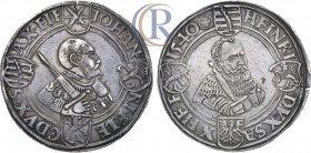 Saxony. Ernestine Line Johann Friedrich and Heinrich Taler 1540. Annaberg mint. Silver, 28,99 g.
Германия. Герцогство Саксония-Эрнестина. Курфюрст Иог...