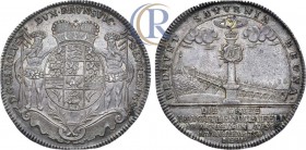 Taler 1752. Silver, 29,19 g. 
Герцогство Брауншвейг-Люнебург. Княжество Брауншвейг-Вольфенбюттель. Герцог Карл I. Талер 1752 года. Серебро, 29,19г. Мо...