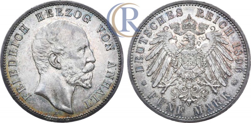 Germany. 5 marks 1896. Silver, 27,78 g. Berlin mint. 
Германская империя. Герцог...