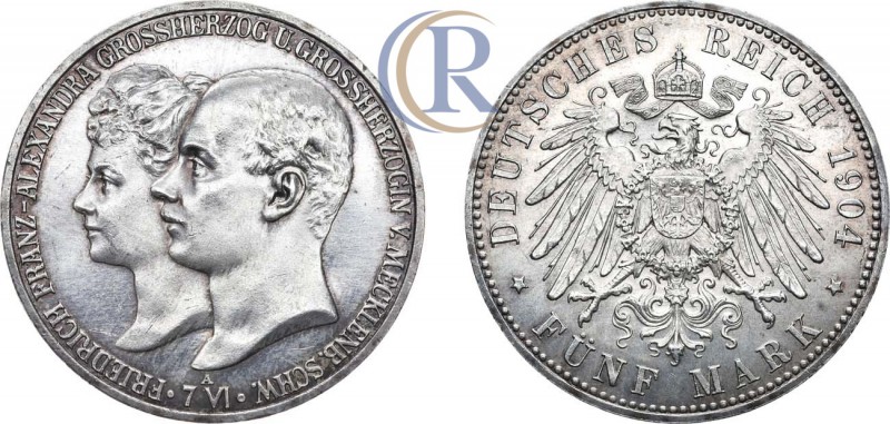 Germany. 5 marks 1904. Silver, 27,75 g. Berlin mint. 
Германская империя. Велико...