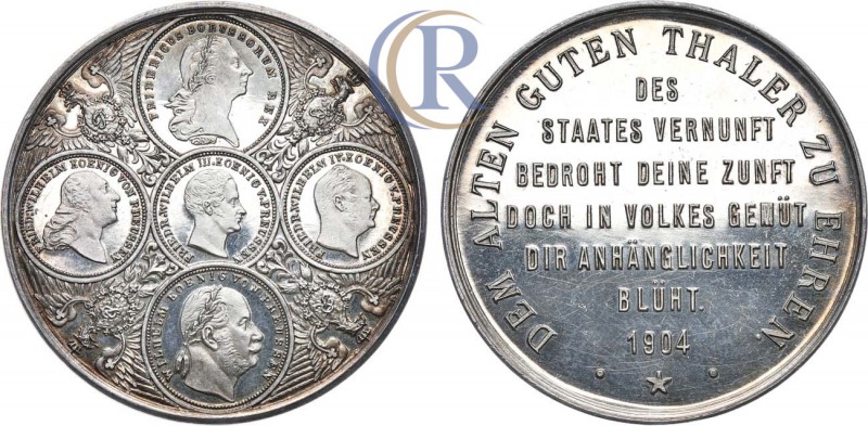 Germany. Medal 1904. Silver, 14,67 g.
Медаль 1904 года. "Прощай талер". Серебро,...
