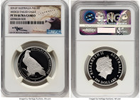 Elizabeth II platinum Proof "Wedge-Tailed Eagle" 100 Dollars (1 oz) 2016-P PR70 Ultra Cameo NGC, Perth mint. 32.6mm. Mercanti signature. HID0980124201...