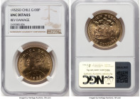 Republic gold 100 Pesos 1952-So UNC Details (Reverse Damage) NGC, Santiago mint, KM175. HID09801242017 © 2024 Heritage Auctions | All Rights Reserved ...