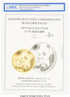 "Designer Signature Commemoration - Gold & Silver Panda" Document 2019 NGC, Limited Edition 069/100. Hand-signed by panda designer, Tong Fang. HID0980...