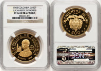 Republic gold Proof "Eucharistic Congress" 500 Pesos 1968-NI PR64 Cameo NGC, Numismatica Italia mint, KM234. Mintage: 8,000. HID09801242017 © 2024 Her...