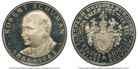Europa silver Proof Fantasy Taler ND (1971) PR63 Cameo PCGS, Münze Österreich mint, KM-X201. Serial #5386. The so-called "first Taler of Europe," feat...