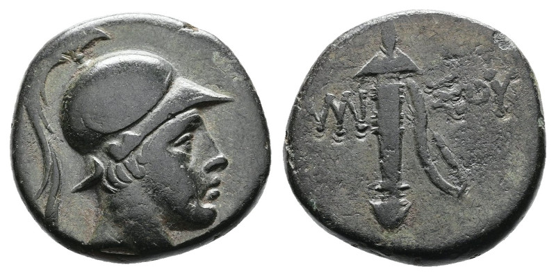 Pontos. Amisos, ca. 95-90 BC, time of Mithridates VI Eupator. AE (20.1 mm, 7.25 ...