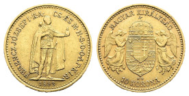 Hungary, Franz Joseph I (1848-1916). 1882 KB- Kremnitz (3,38 g.). Frühwald 2082. Very fine.