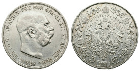 Austria. Franz Joseph I (1848-1916). 5 Corona (35 mm, 24,00 g.). 1909. KM 2814. Good very fine.