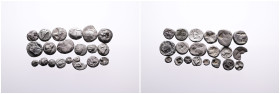 Attractive Selection of 20 Greek Silver Fractions. Fine. SOLD AS SEEN, NO RETURN!