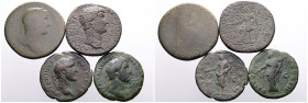 Roman Imperial. Selection of 4 Bronze Sestertii & Asses of Emperor Hadrian and Antoninus Pius with different reverses. Fine+ - nearly Very Fine. SOLD ...