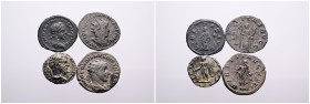 Roman Imperial. Selection of 4 Silver & Billon Denarii and Antoniniani of Septimius Severus AR Denarius (1), Caracalla Billon Denarius (1), Gordian II...