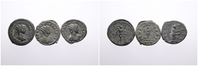 Roman Imperial. Selection of 3 Bronze Antoniniani of Numerian with different reverses. Very Fine. SOLD AS SEEN, NO RETURN!