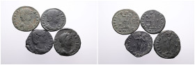 Roman Imperial. Selection of 4 Bronze Follis of Galeria Valeria. Different mints- Antioch, Kyzicus, Thessalonica. Very Fine. SOLD AS SEEN, NO RETURN!