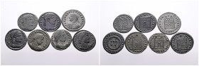 Roman Imperial. Selection of 7 Bronze Follis of Constantine I 'the Great' (5), Constantine II with different reverses. Very Fine- Good very fine. SOLD...