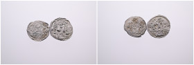Serbia. Selection of 2 Half Dinar of Stefan Uros IV Dusan. Fine. SOLD AS SEEN, NO RETURN!